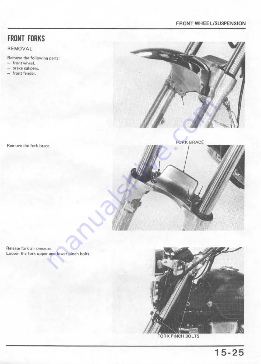 Honda V65 Magna-VF1100C 1983 Shop Manual Download Page 255