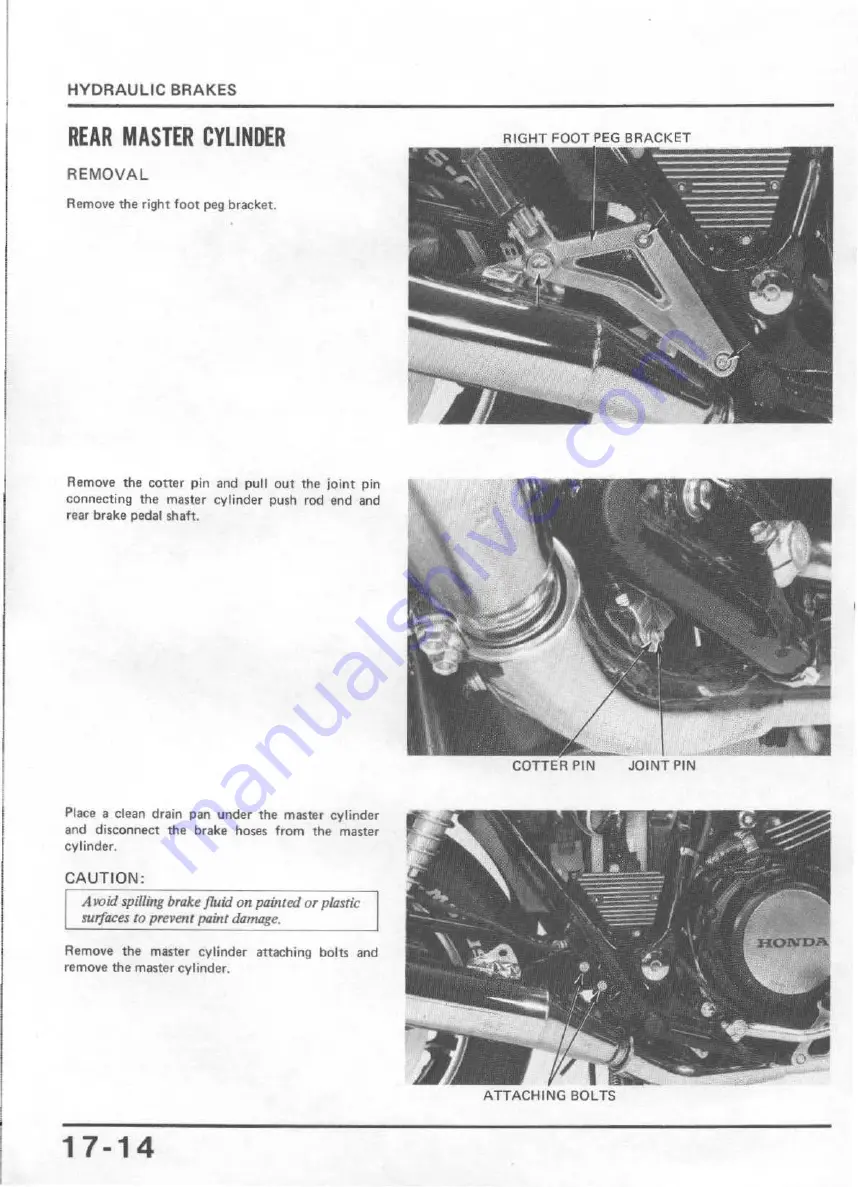 Honda V65 Magna-VF1100C 1983 Shop Manual Download Page 307