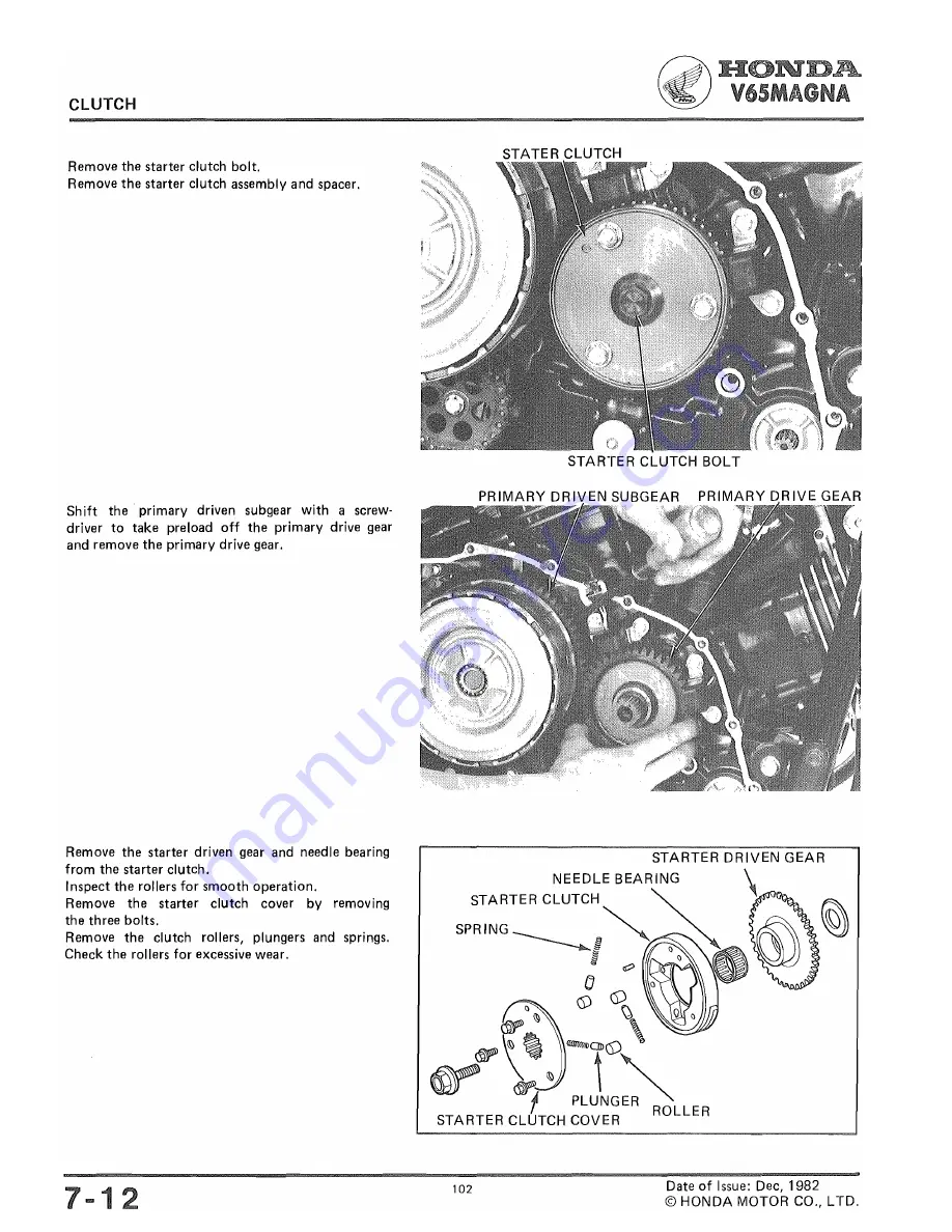 Honda V65 MAGNA Скачать руководство пользователя страница 103