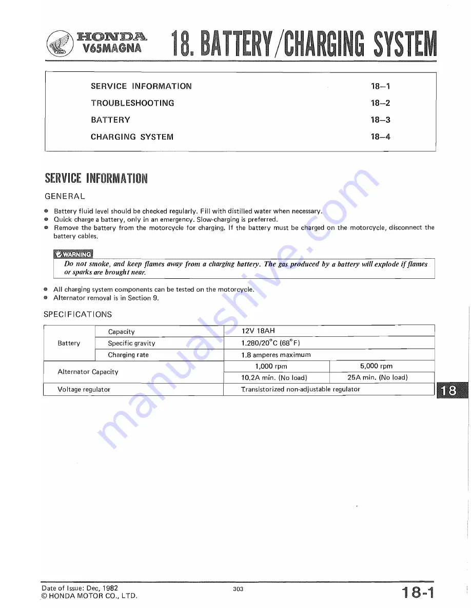 Honda V65 MAGNA Shop Manual Download Page 304