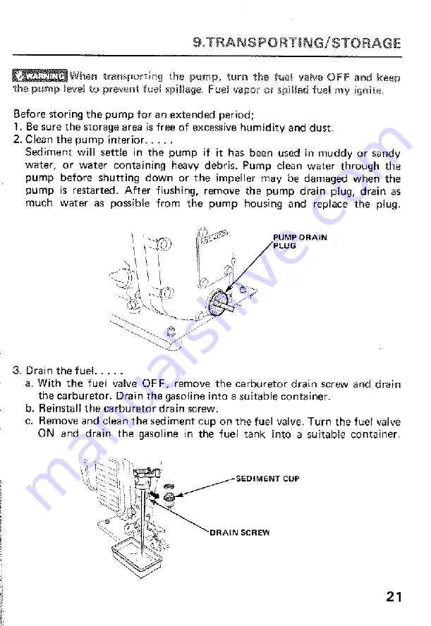 Honda WB 15 Скачать руководство пользователя страница 22