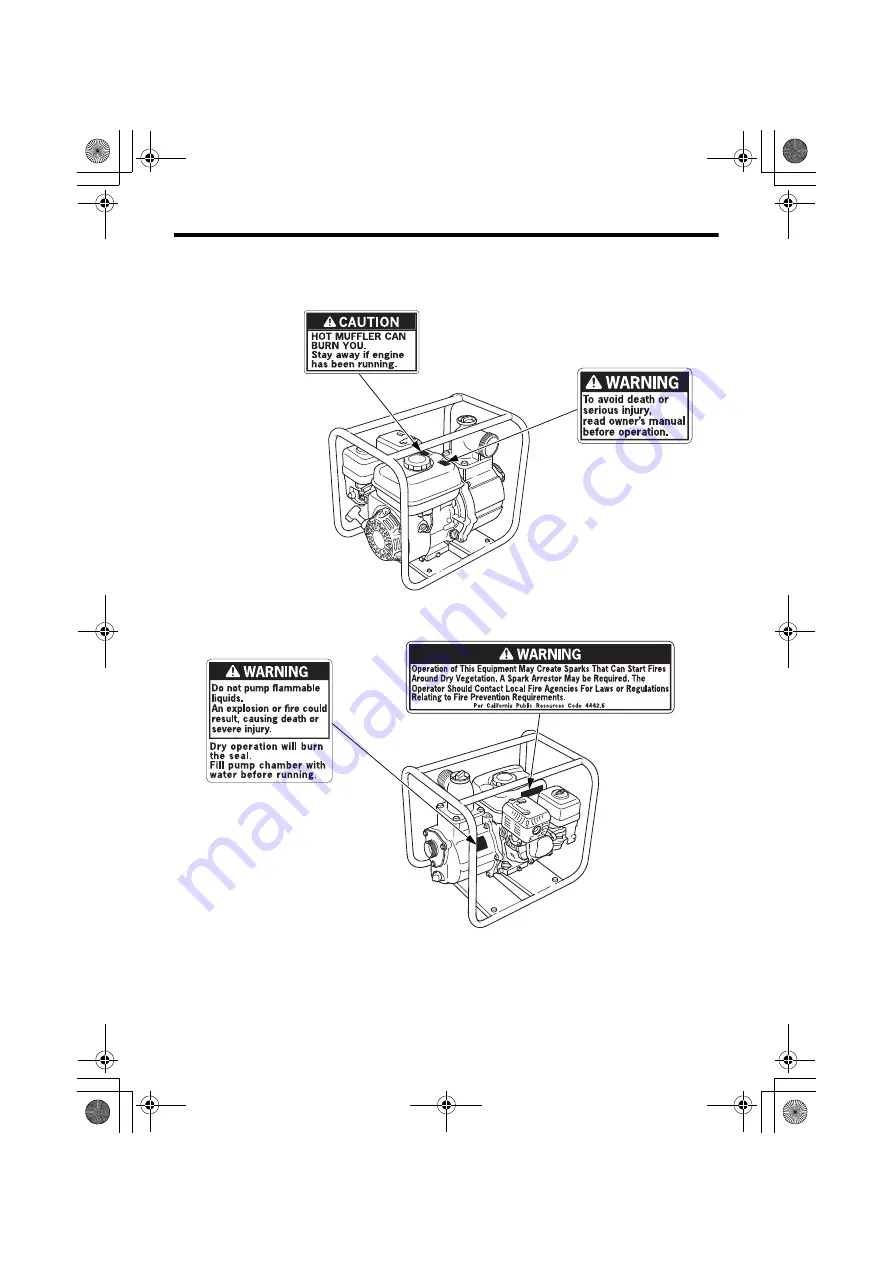 Honda WH15XT Owner'S Manual Download Page 10