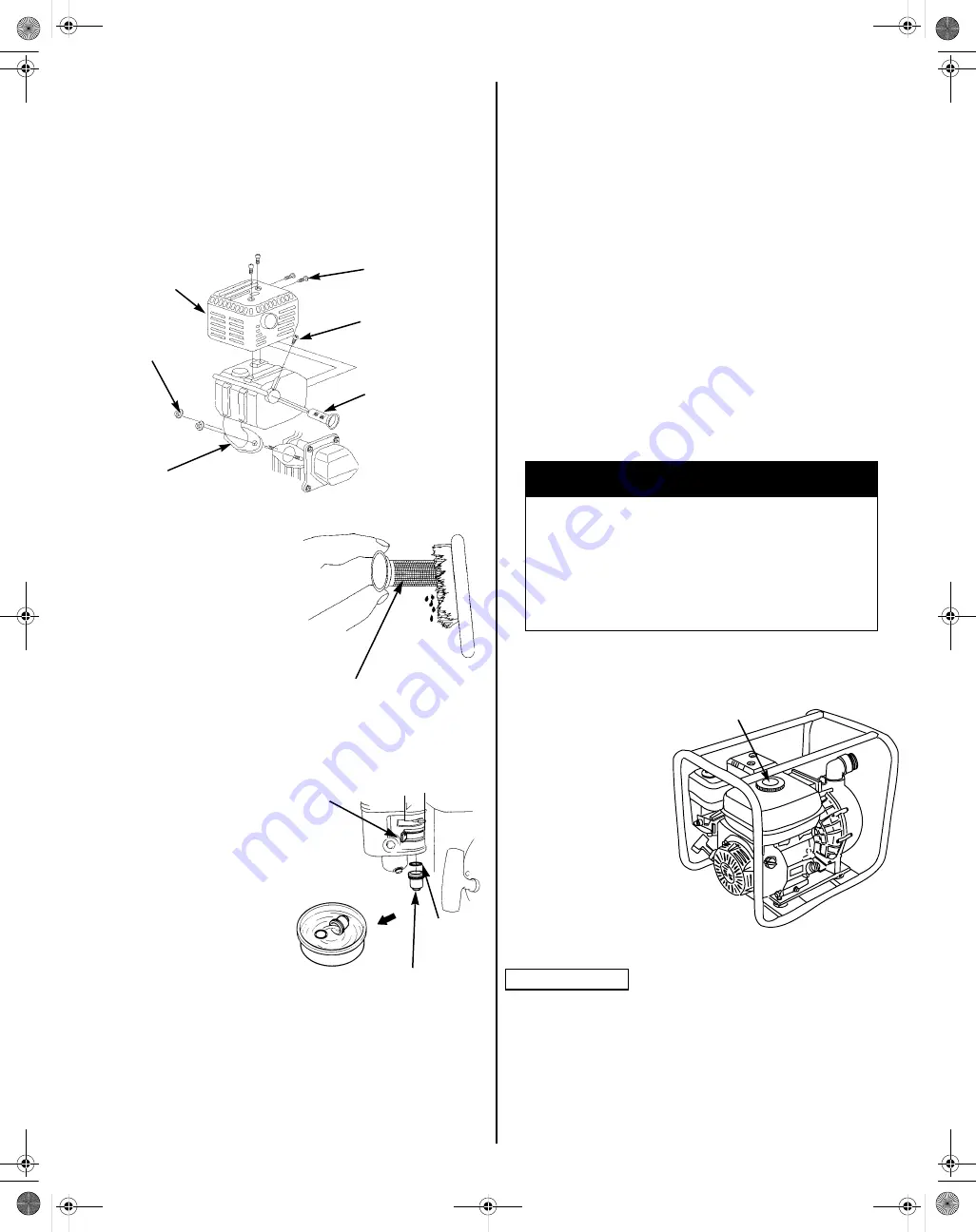 Honda WMP20XE Owner'S Manual Download Page 59