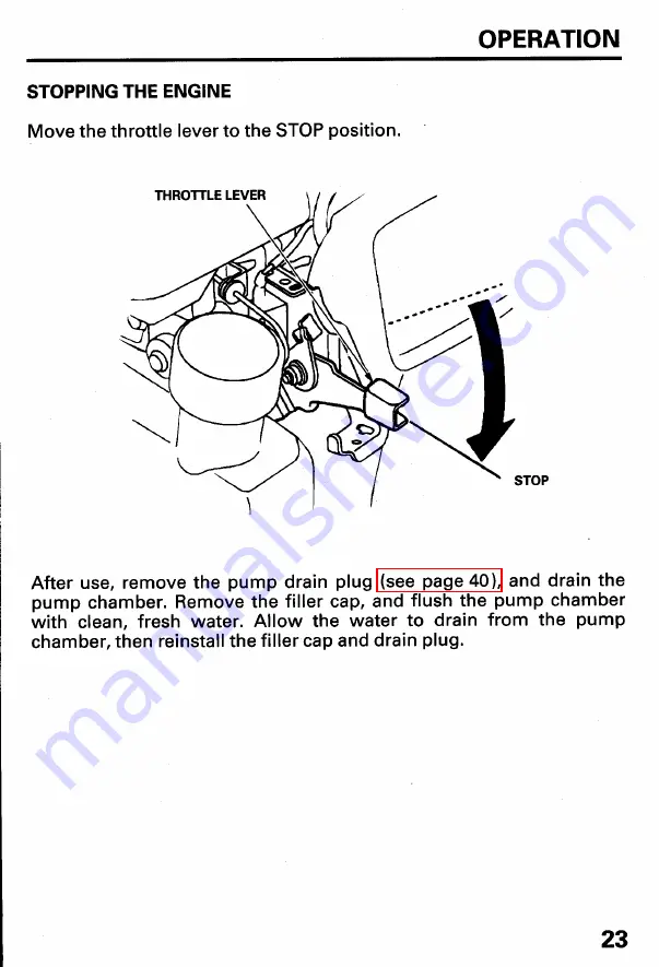 Honda WN20 Owner'S Manual Download Page 25