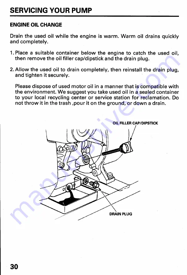 Honda WN20 Owner'S Manual Download Page 32