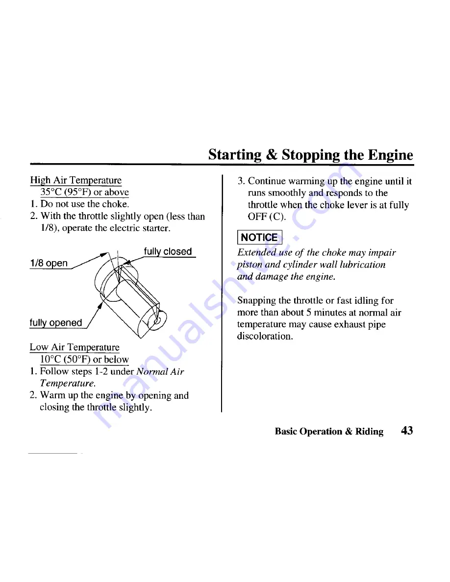 Honda XR650L Owner'S Manual Download Page 51