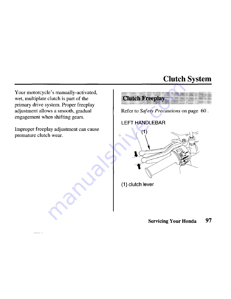 Honda XR650L Owner'S Manual Download Page 105