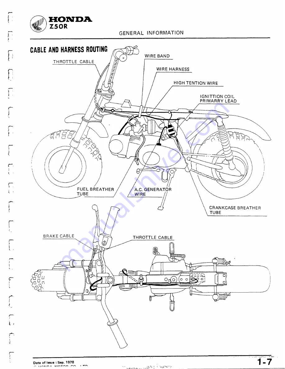 Honda Z50R 1979 Скачать руководство пользователя страница 9