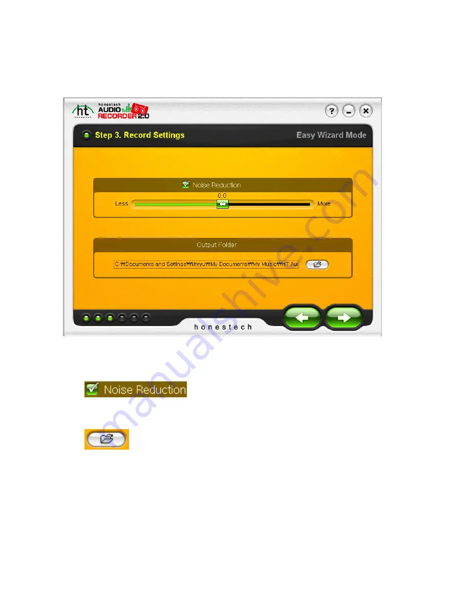 Honestech Audio Recorder 2.0 Deluxe Скачать руководство пользователя страница 15
