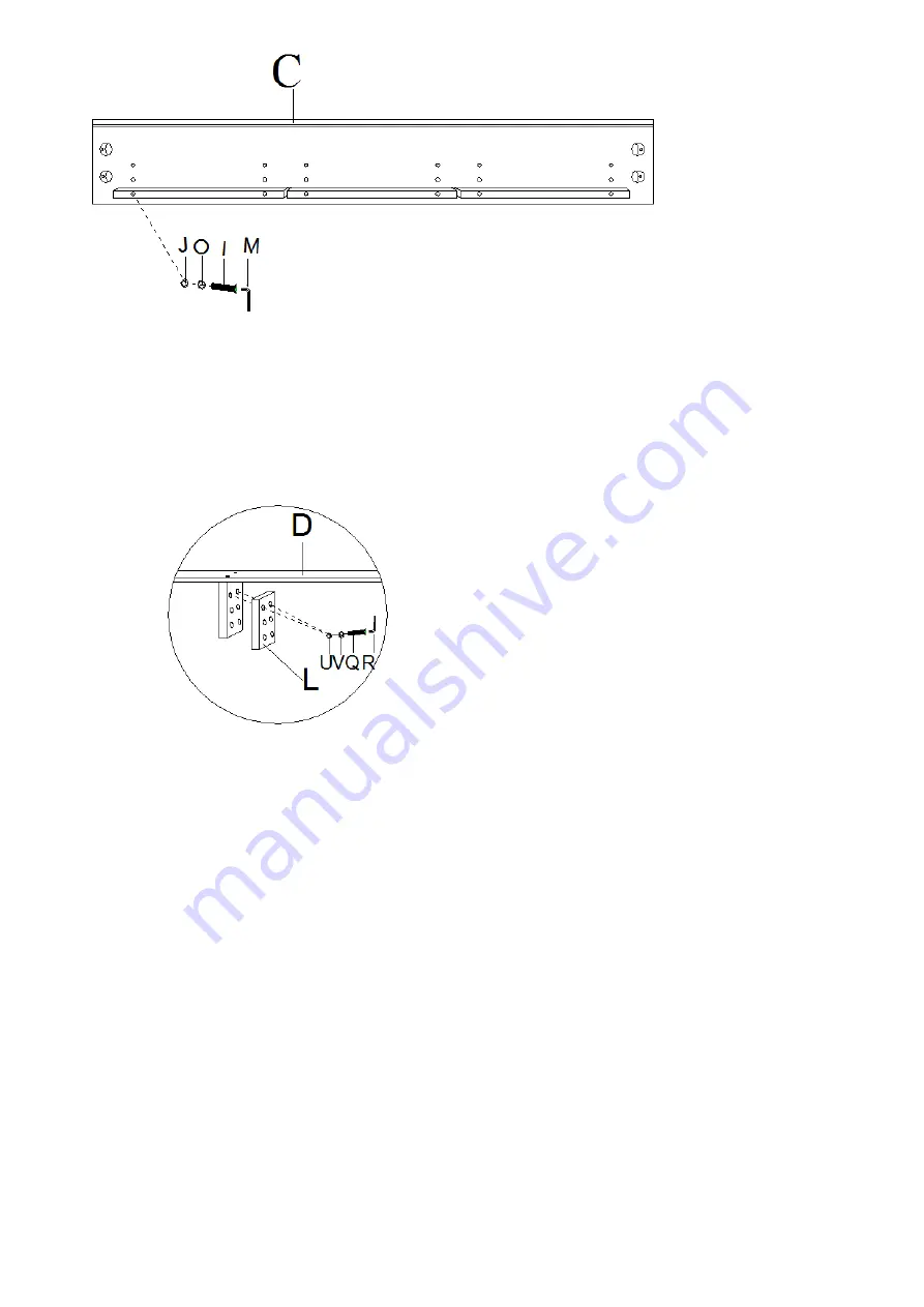 Hooker Furniture 5/0 Panel Headboard 1620-90351-LTBR Assembly Instruction Download Page 4