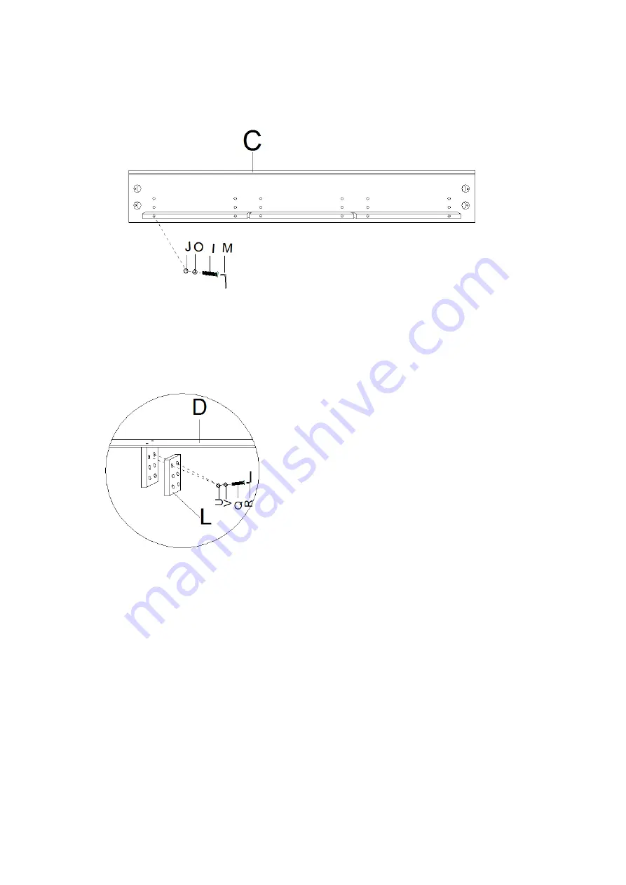 Hooker Furniture 5/0 Venetian Upholstered Headboard 1586-90851-MIR Swirl Assembly Instruction Download Page 3