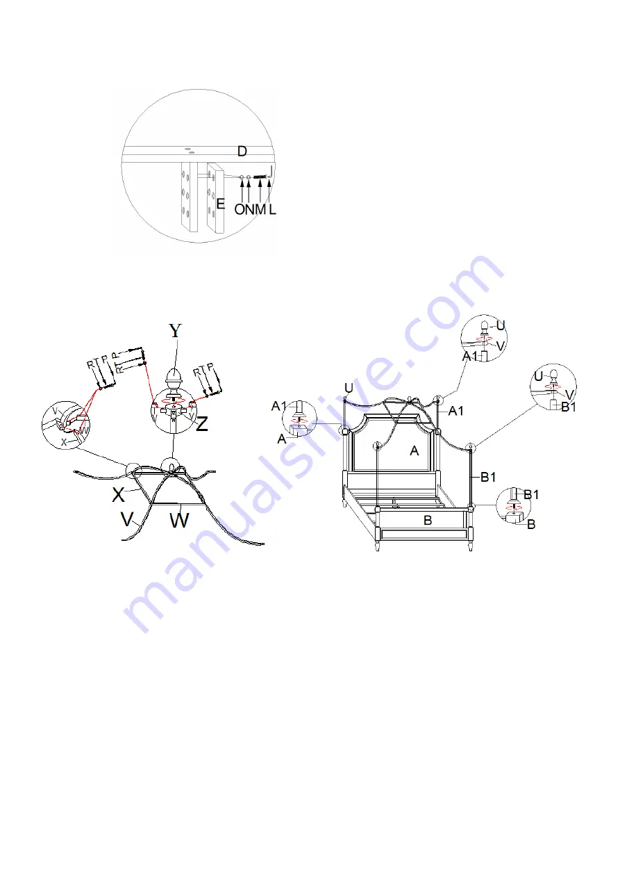 Hooker Furniture 5701-90667 Assembly Instruction Download Page 3