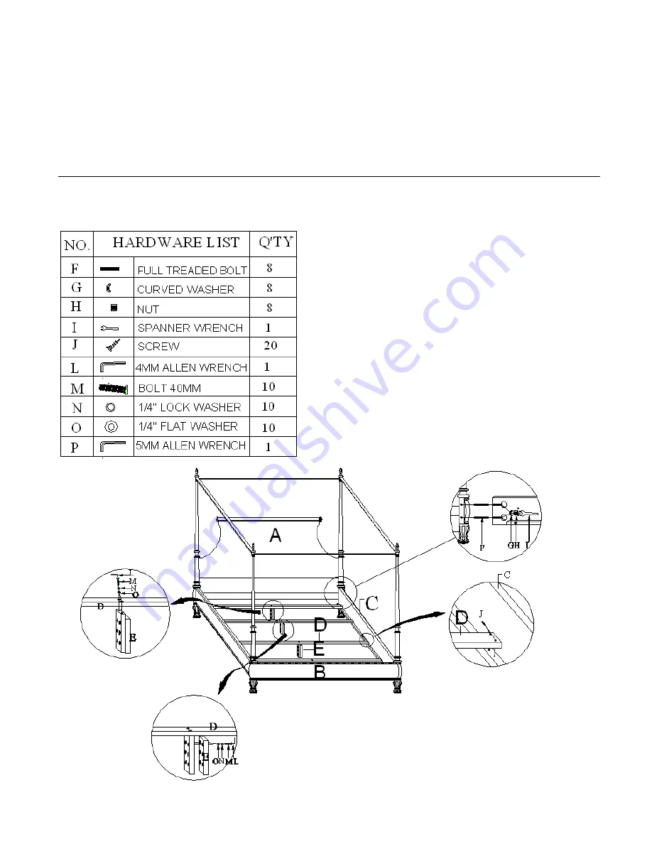 Hooker Furniture 638-90967 Assembly Instruction Download Page 1