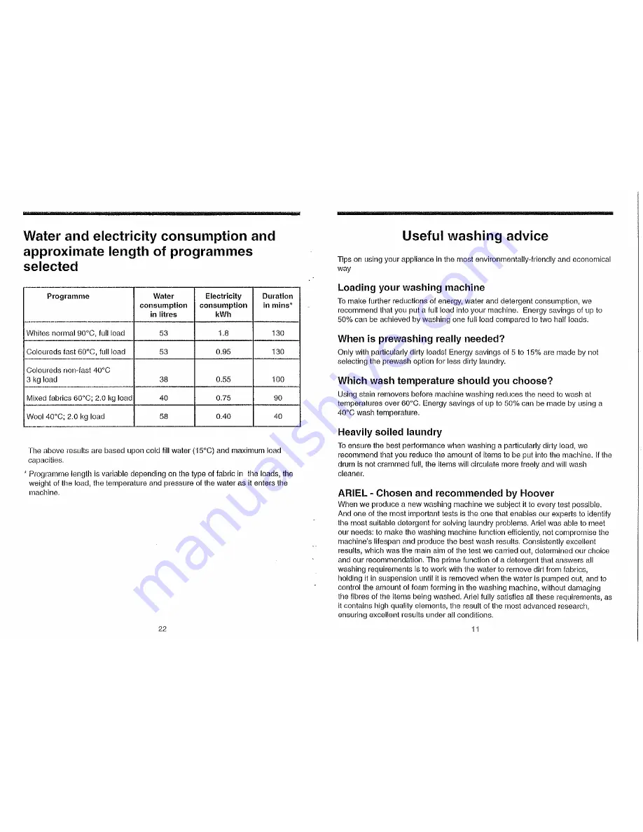 Hoover AL130 Instructions For Use Manual Download Page 11