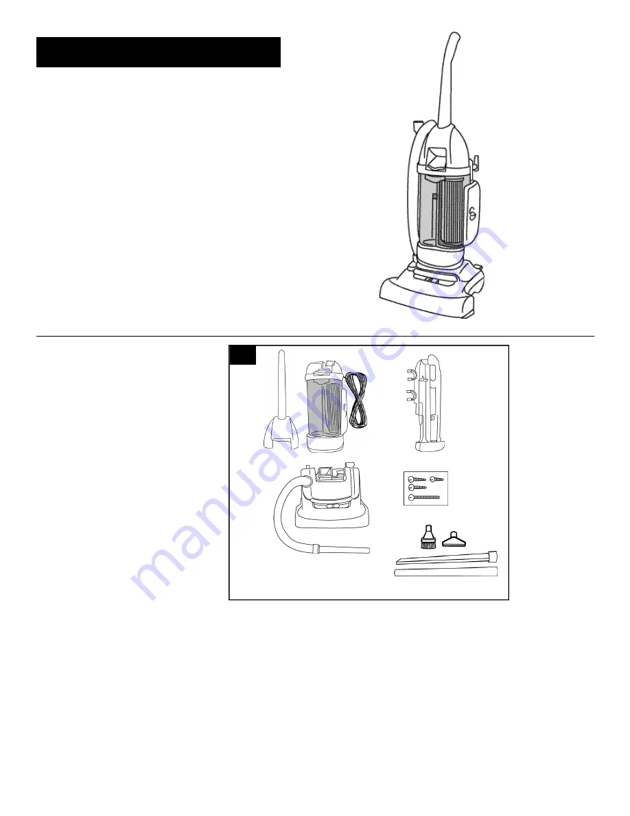 Hoover Bagless Upright Vacuum Cleaner Owner'S Manual Download Page 3