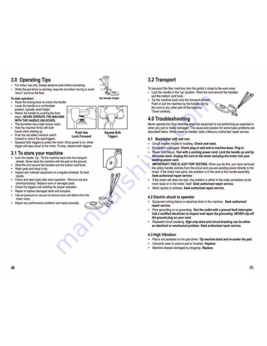 Hoover CH81055 Quick Manual Download Page 6