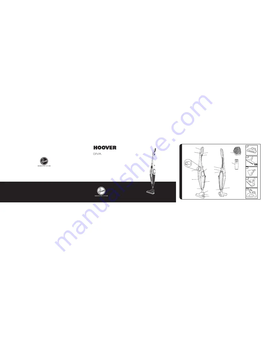 Hoover DIVA DV 1125 Instruction Manual Download Page 1