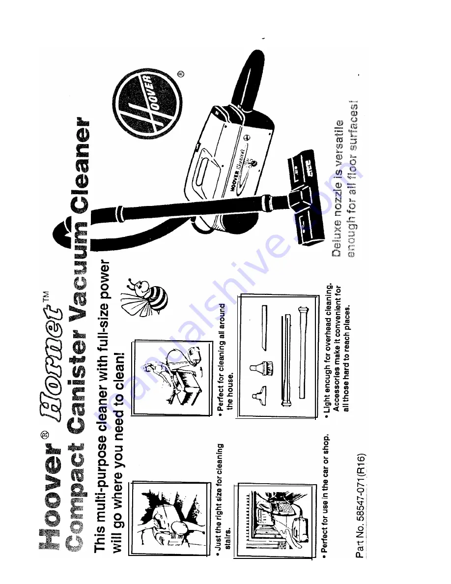 Hoover Elite Supreme S1211 Owner'S Manual Download Page 16