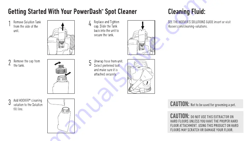 Hoover FH13000 User Manual Download Page 8