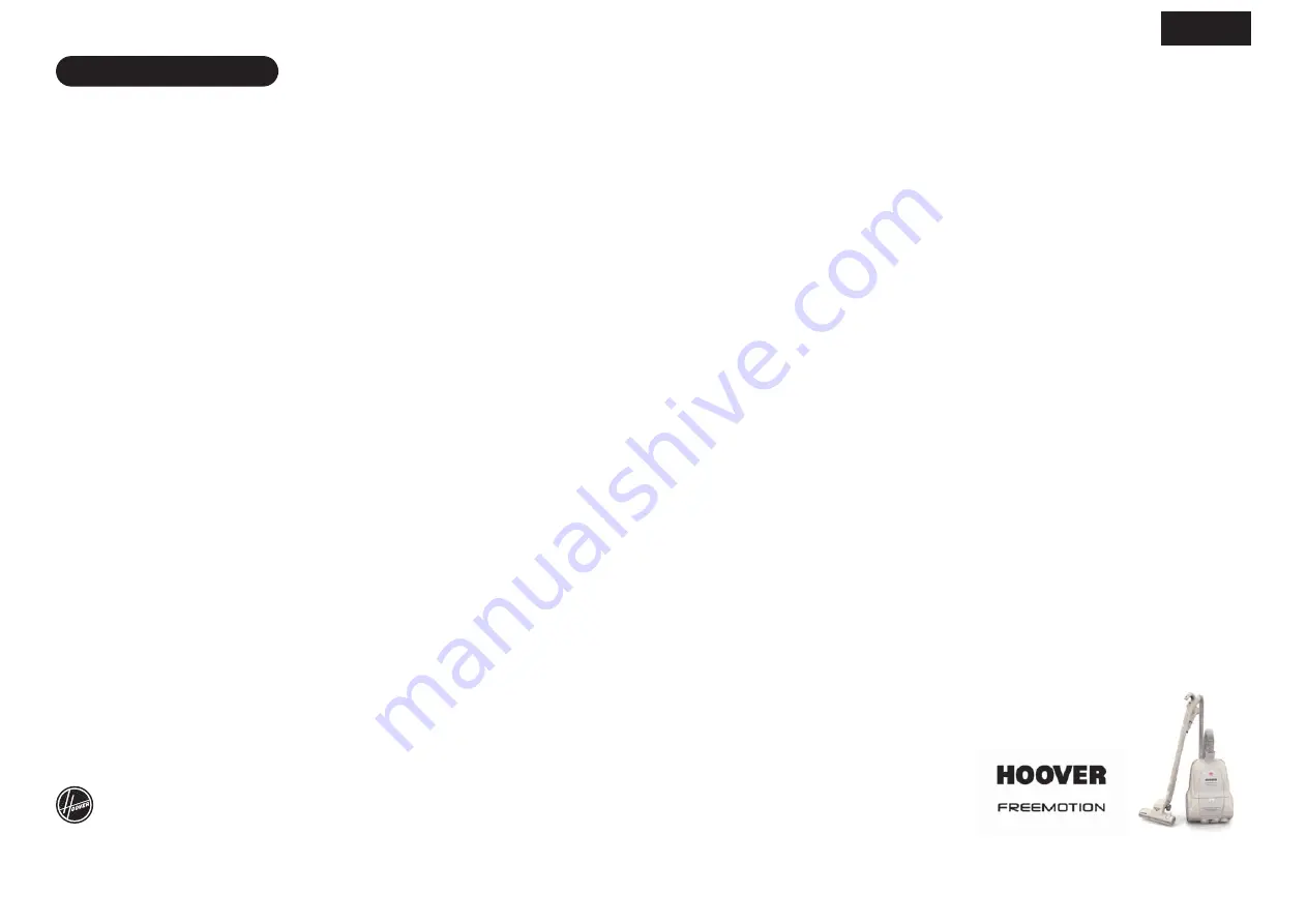 Hoover freemotion Manual Download Page 18