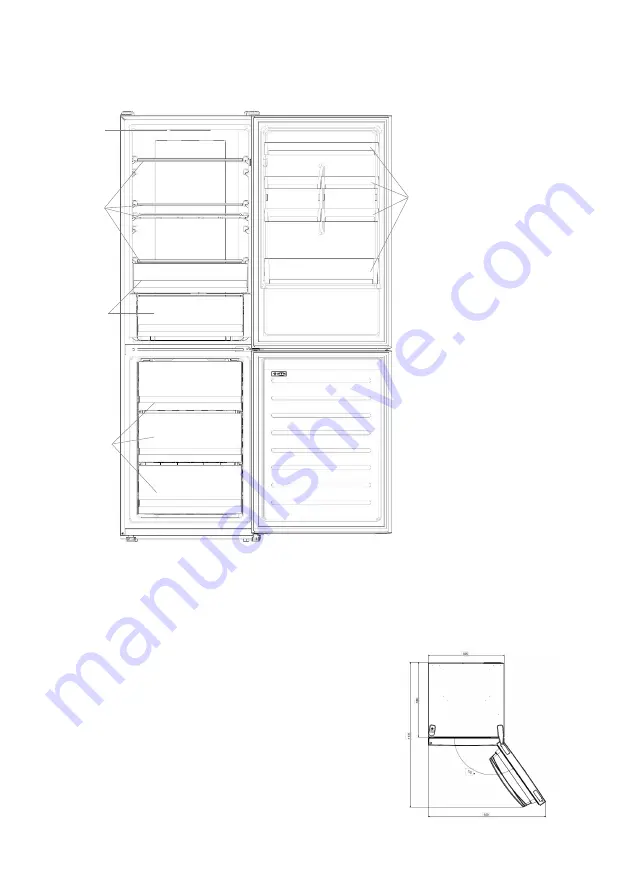 Hoover H-FRIDGE 700 Скачать руководство пользователя страница 57