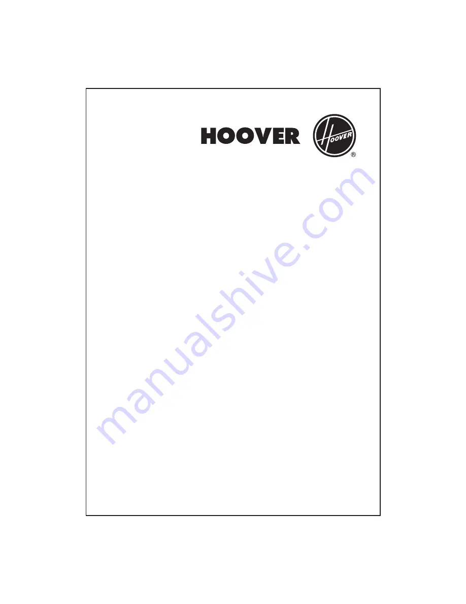 Hoover HDO 7251 X Скачать руководство пользователя страница 1