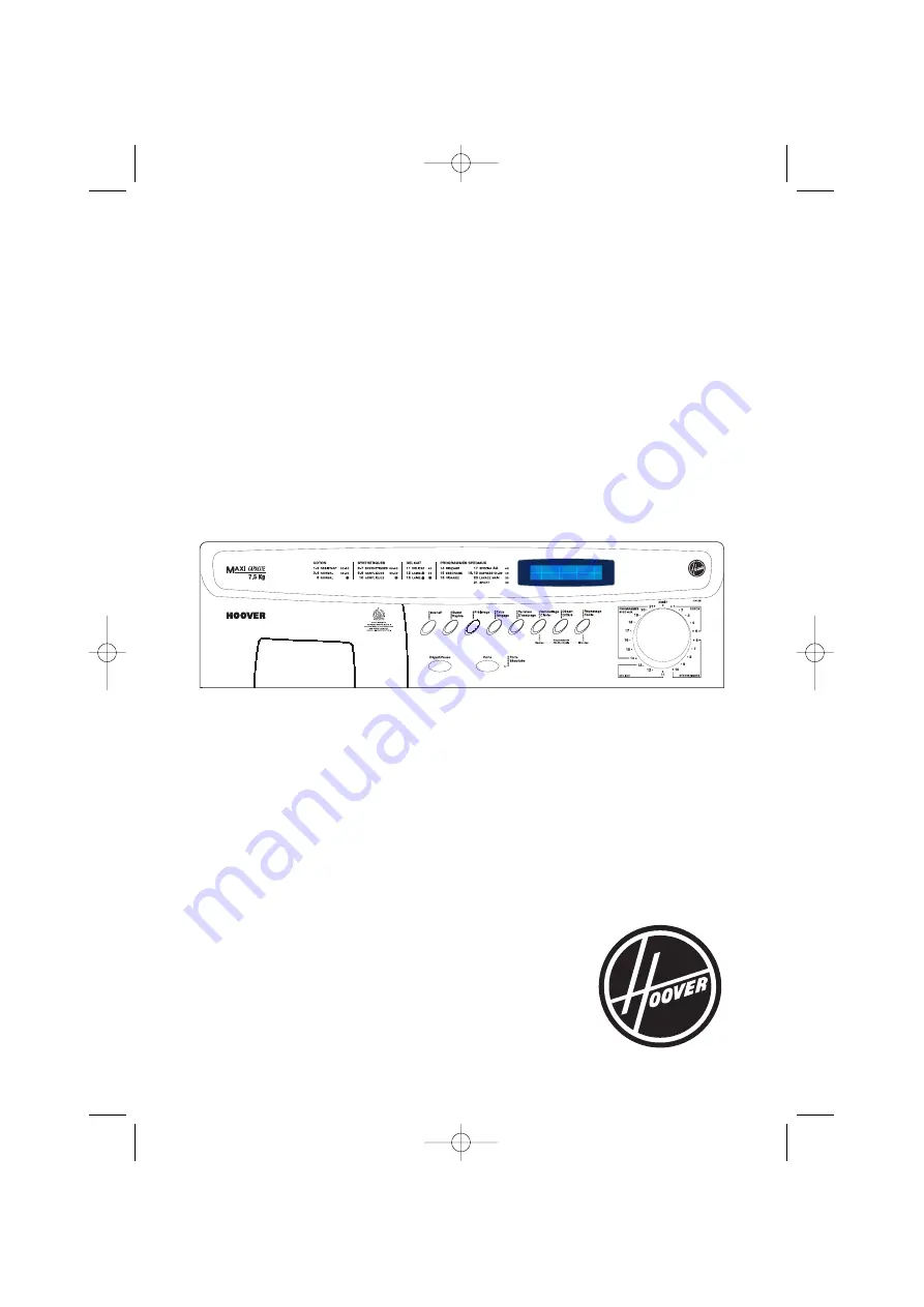 Hoover HI 148 Instruction Book Download Page 1