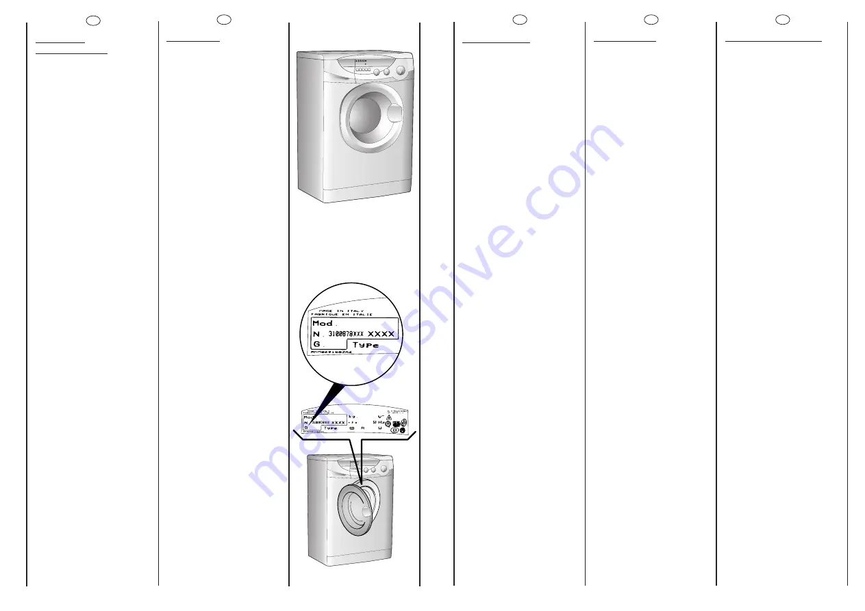 Hoover HNL 6106 User Instructions Download Page 2