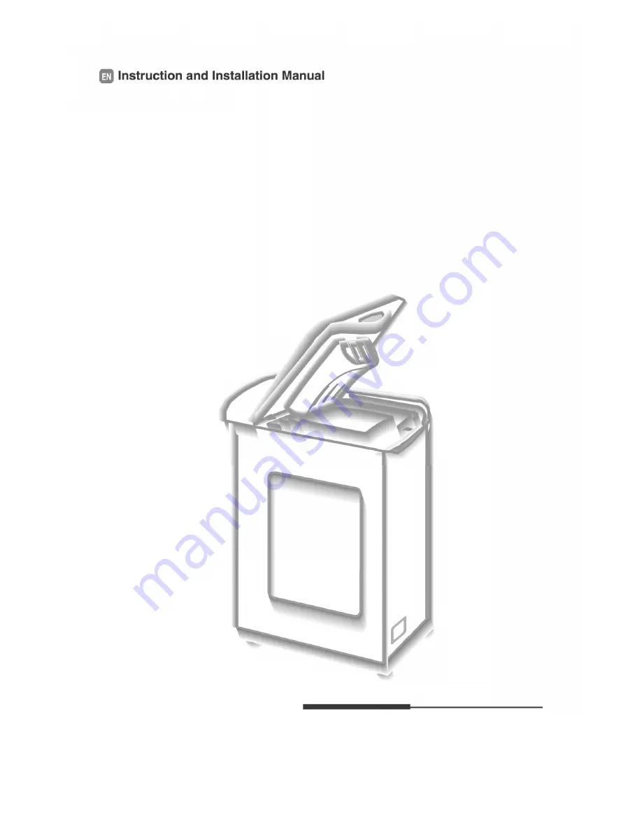 Hoover HNT6414 Instruction And Installation Manual Download Page 1