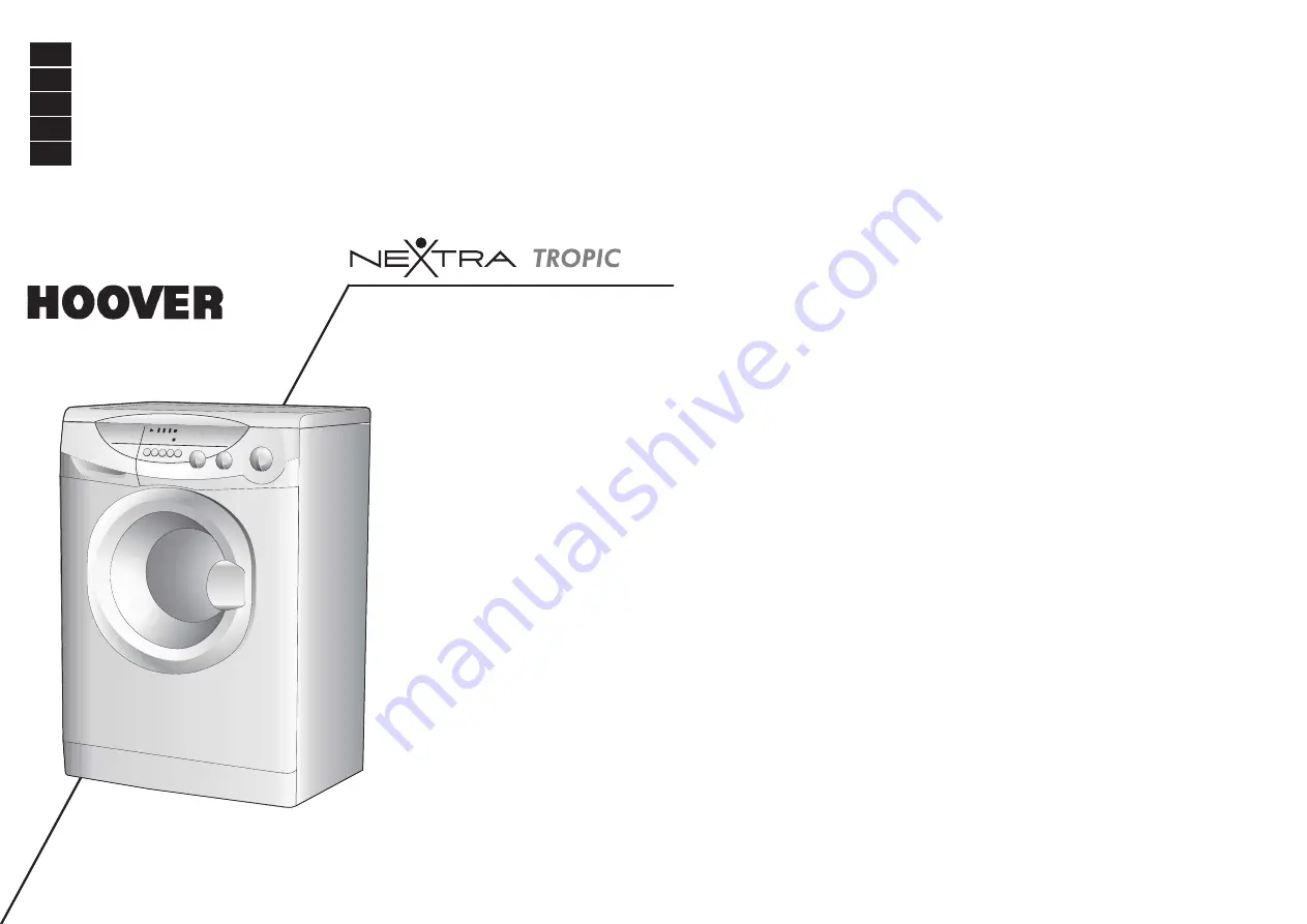 Hoover HNWS 6125 User Instructions Download Page 1