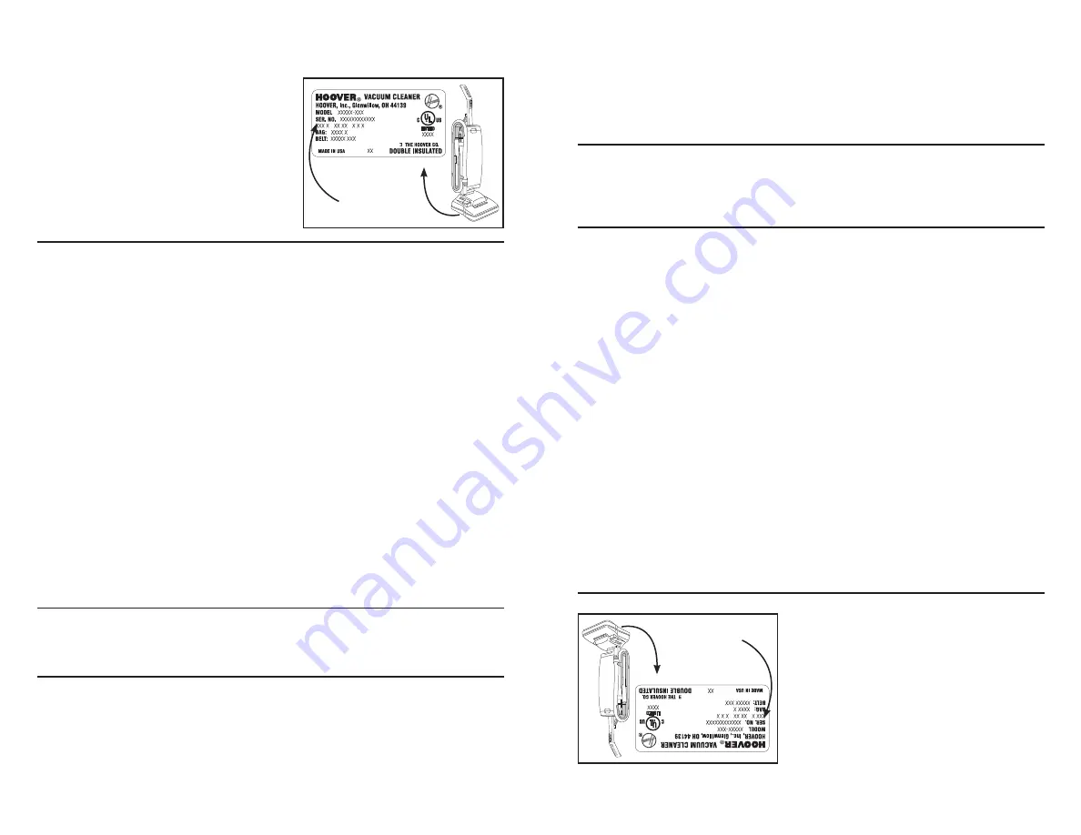 Hoover Soft Guard C1414-900 Owner'S Manual Download Page 2