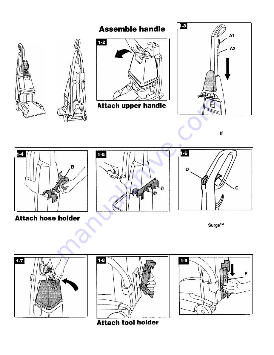 Hoover SteamVac Widepath User Manual Download Page 4