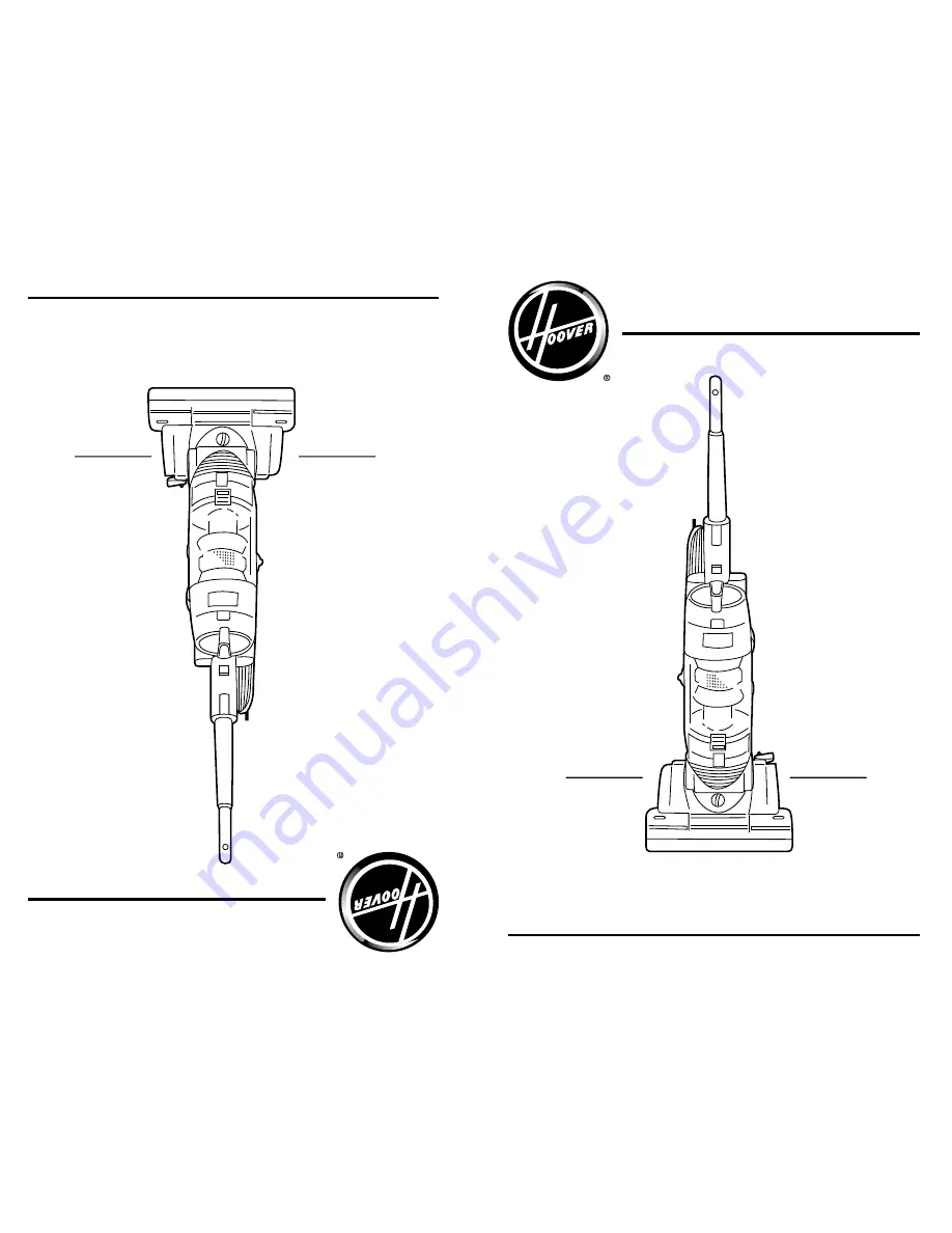 Hoover U5184 Owner'S Manual Download Page 1