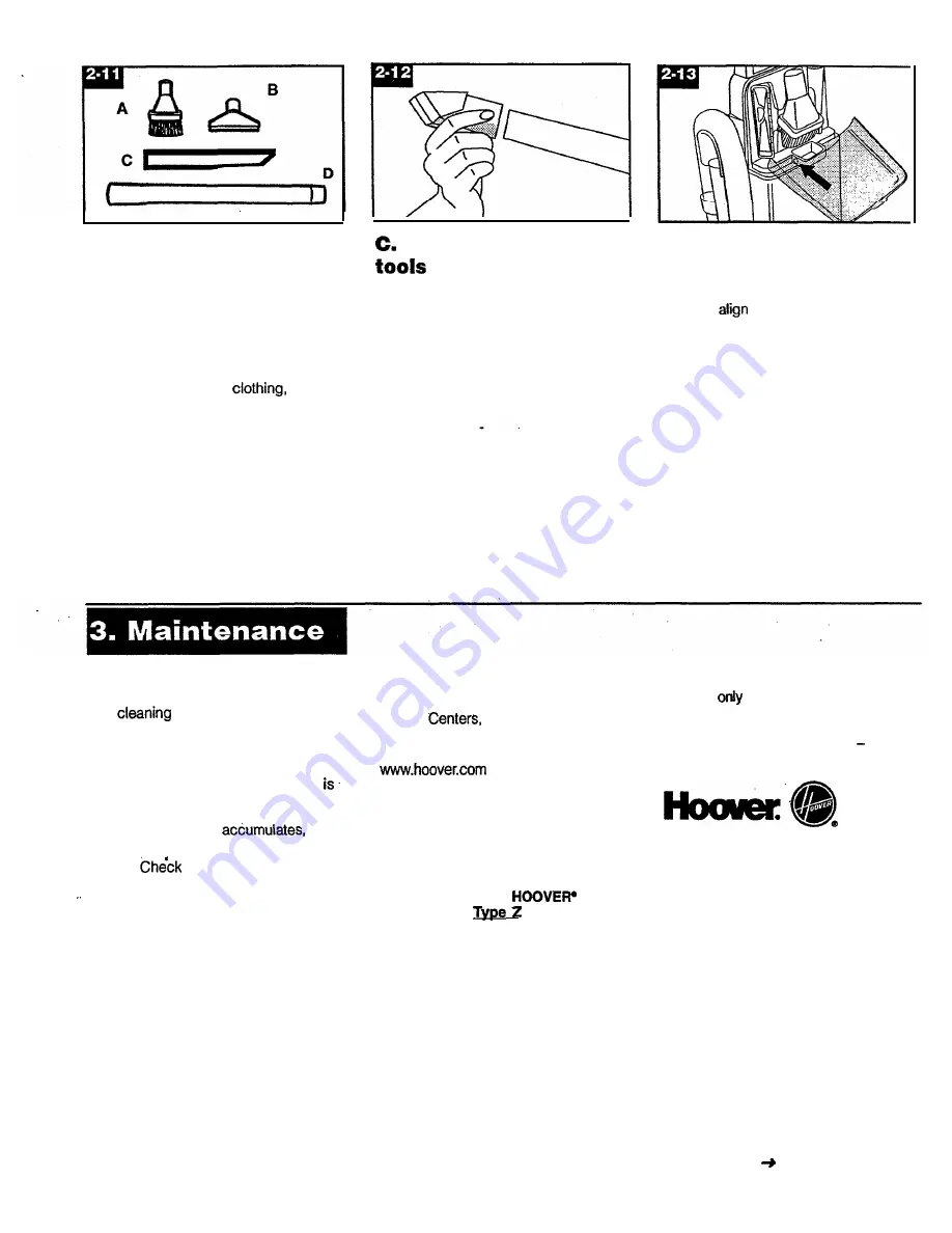 Hoover U5251 Owner'S Manual Download Page 9