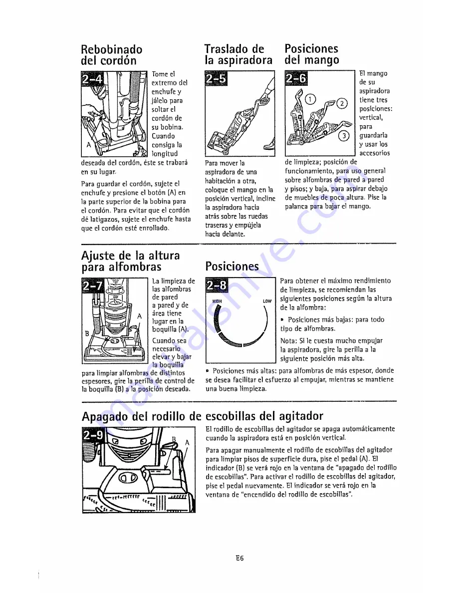 Hoover UH70035 Owner'S Manual Download Page 23