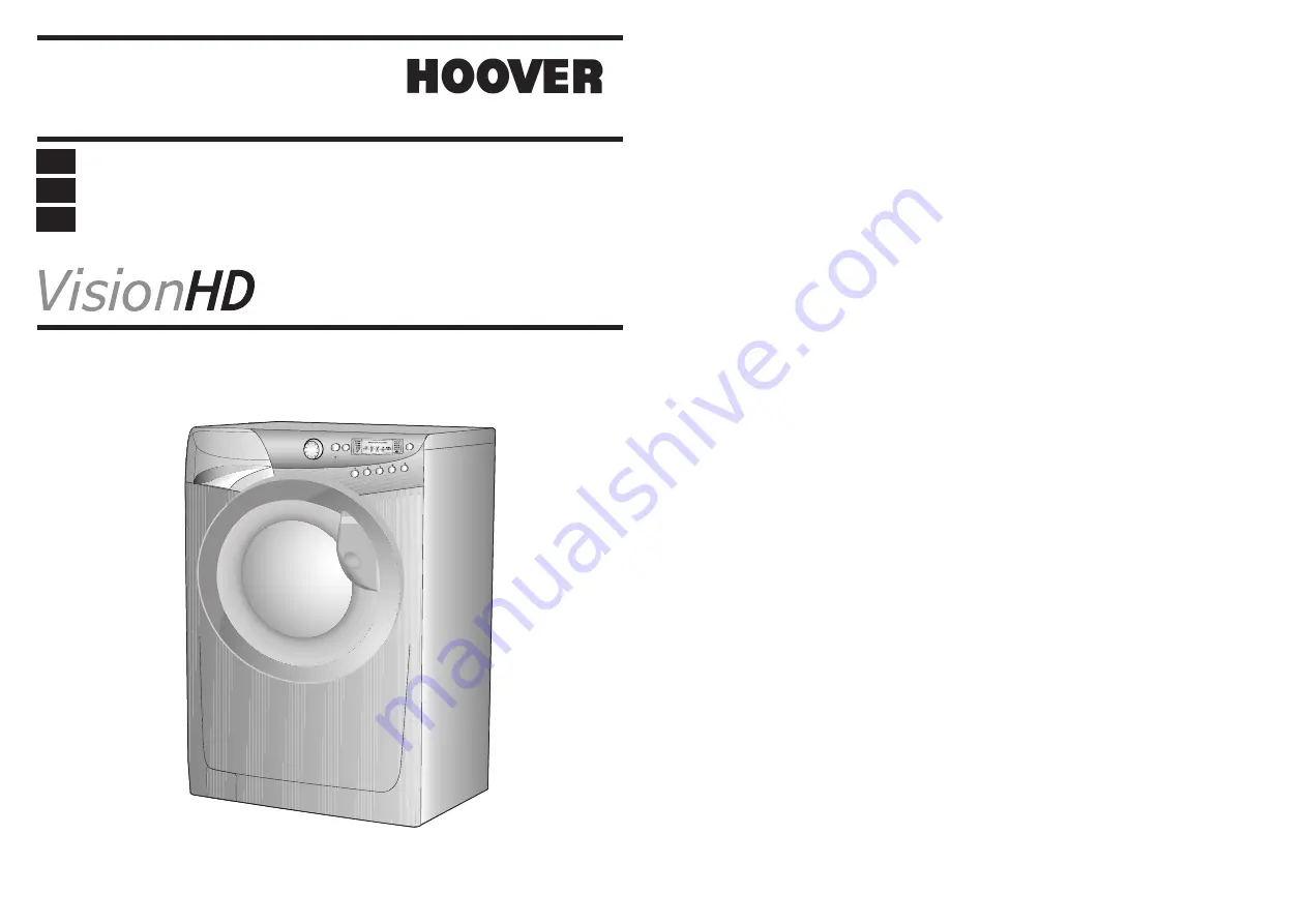 Hoover VHD 616 ZI User Instruction Download Page 1