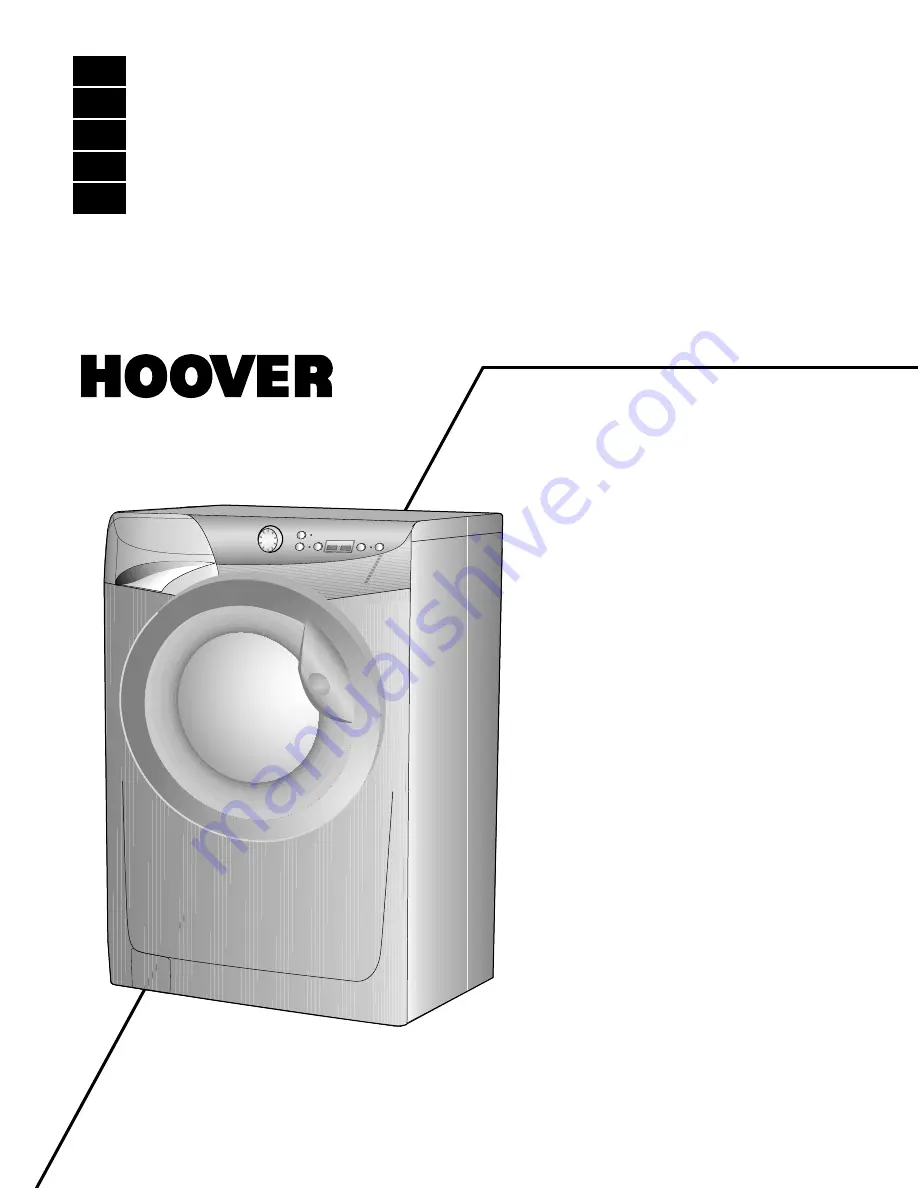 Hoover VT 814 D21 Скачать руководство пользователя страница 1