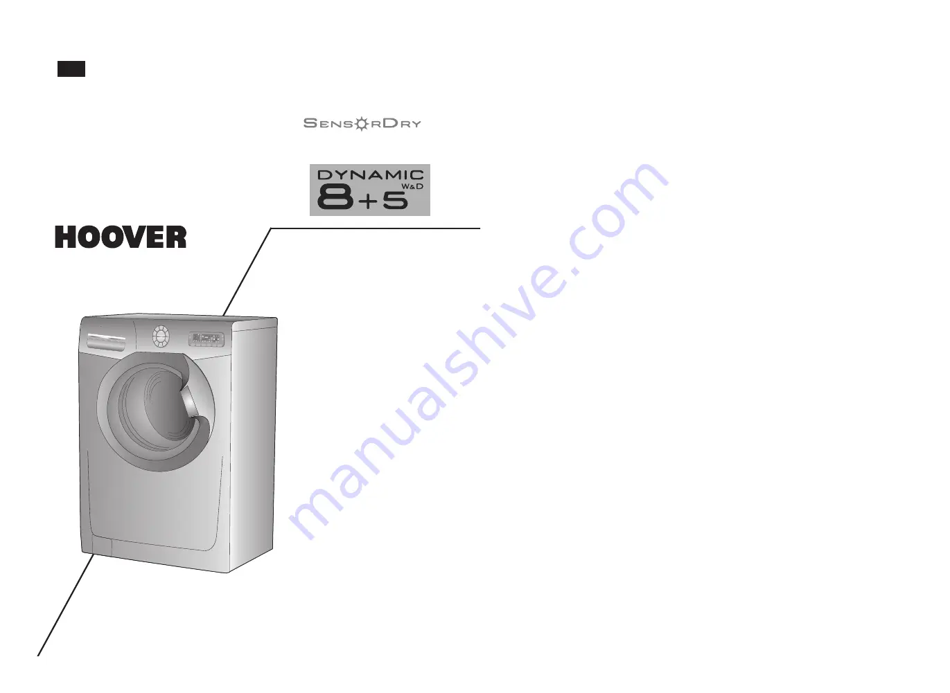 Hoover WDYN P User Instructions Download Page 1