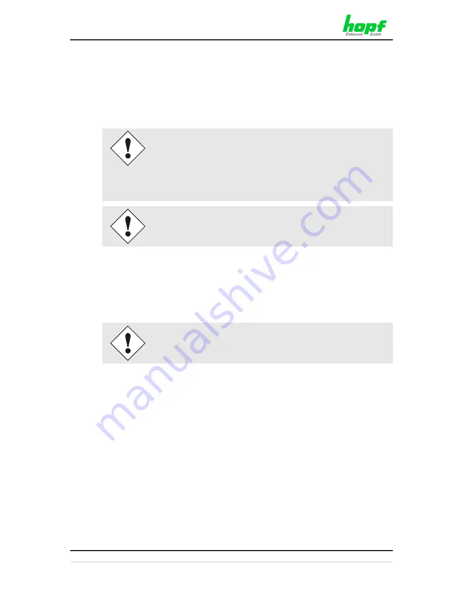 hopf Elektronik GmbH 7052RC Technical Manual Download Page 41