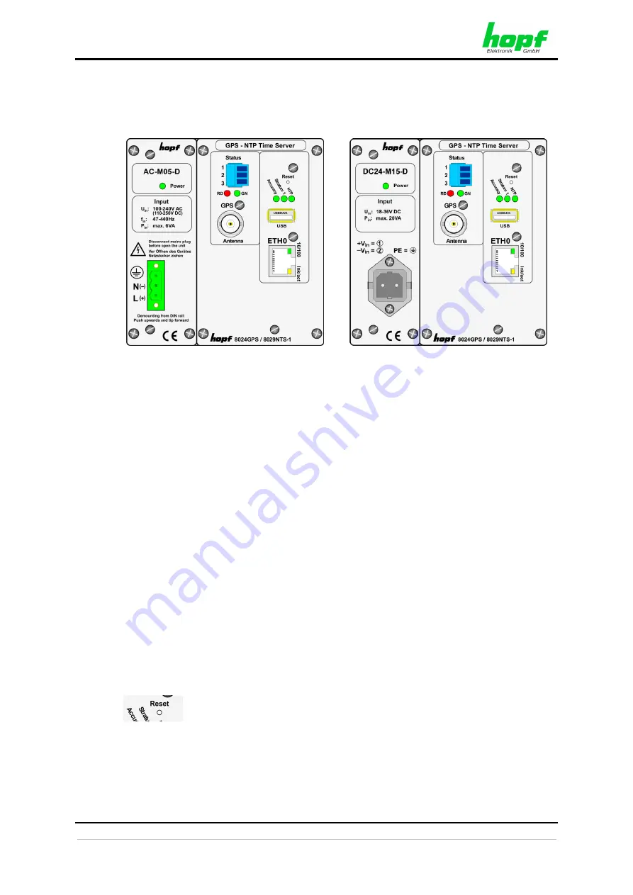 hopf 8029NTS-V2/GPS Technical Manual Download Page 12