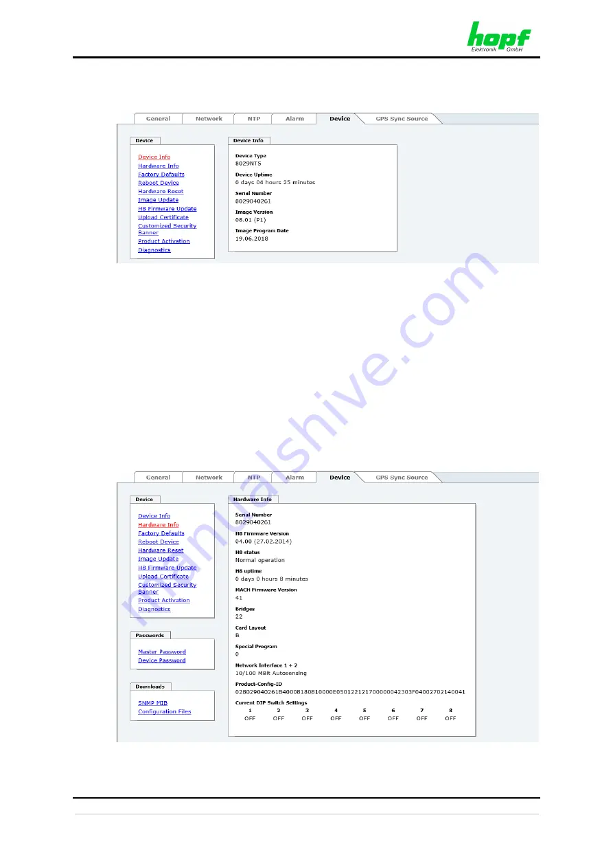 hopf 8029NTS-V2/GPS Technical Manual Download Page 74