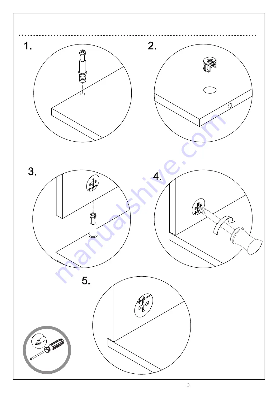 HOPPER Delancey 7161BK586CUV69 Assembly Instructions Manual Download Page 2