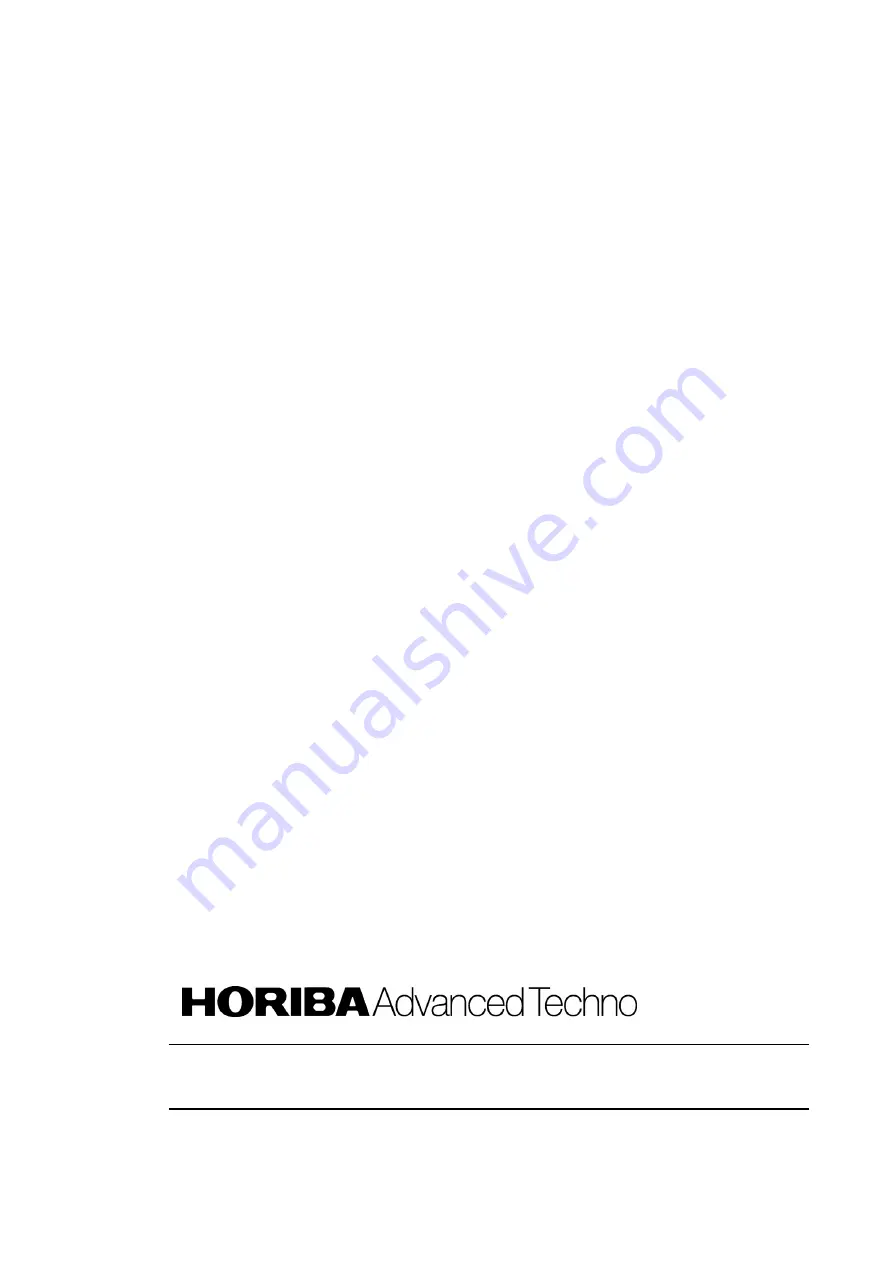 horiba HR-200RT Скачать руководство пользователя страница 93