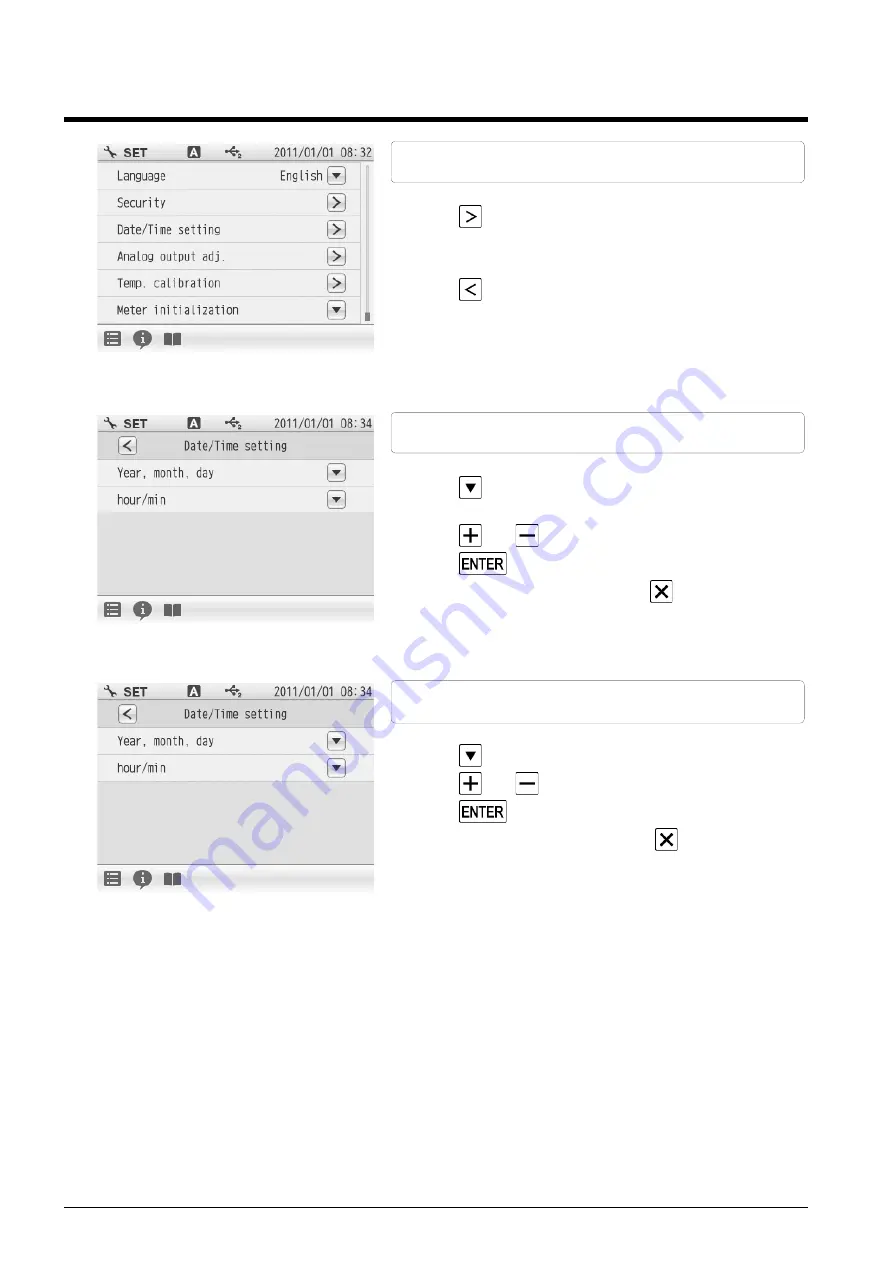 horiba LAQUA COND DS-72 Instruction Manual Download Page 42