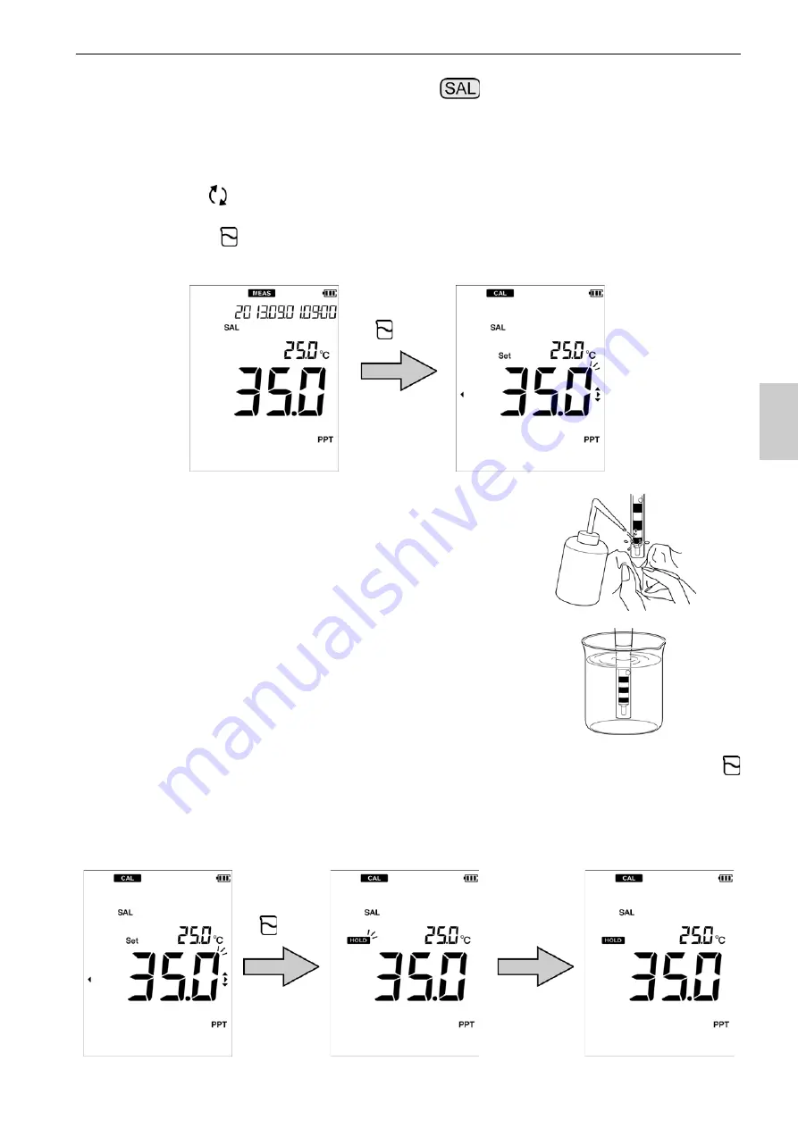 horiba LAQUAact ES-71G Instruction Manual Download Page 45