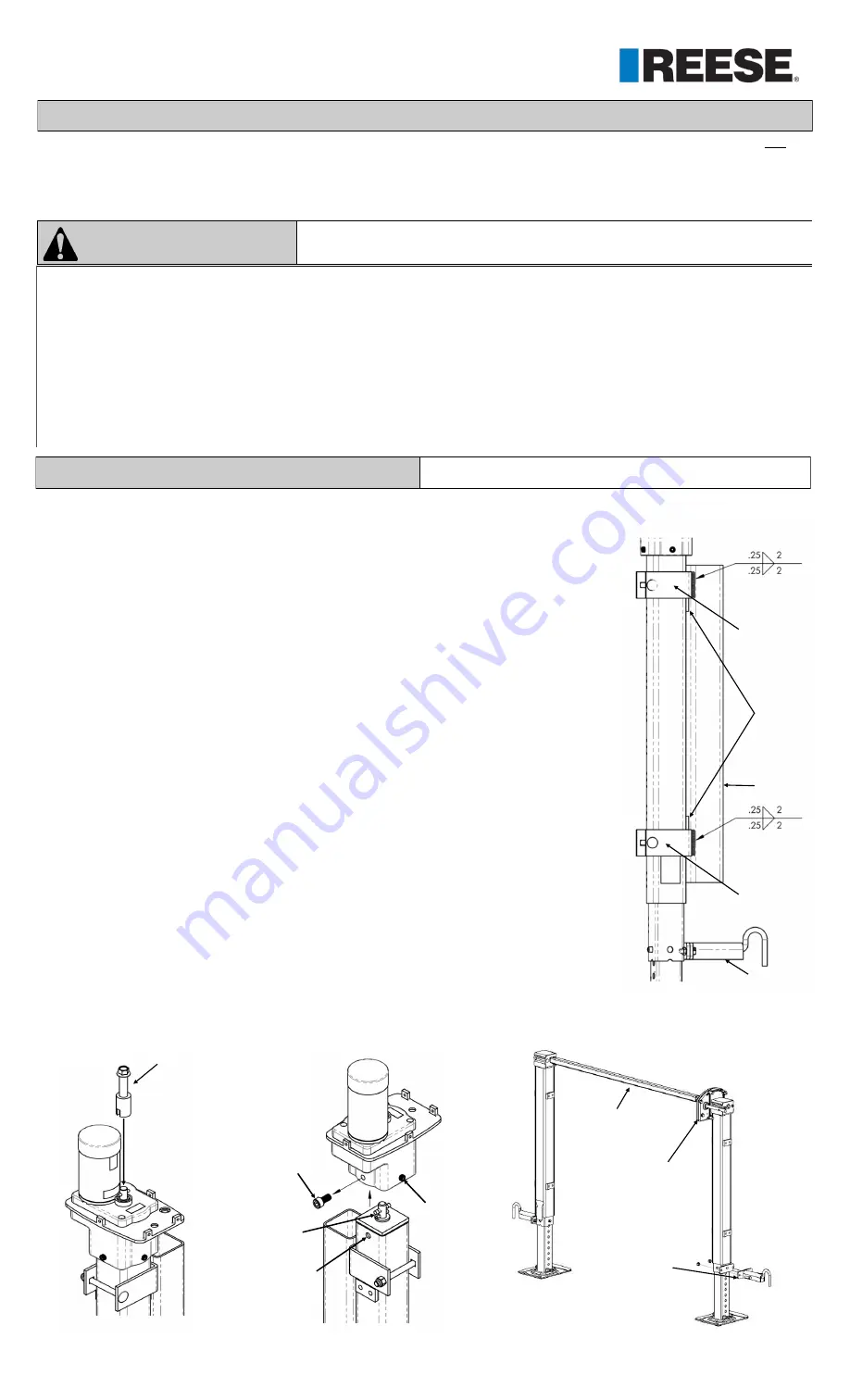 Horizon Global Reese 500708 Quick Start Manual Download Page 1