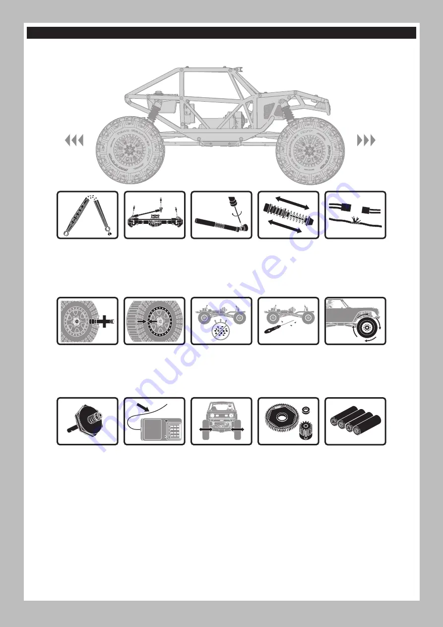 Horizon Hobby Axial CAPRA 1.9 4WS Instruction Manual Download Page 9