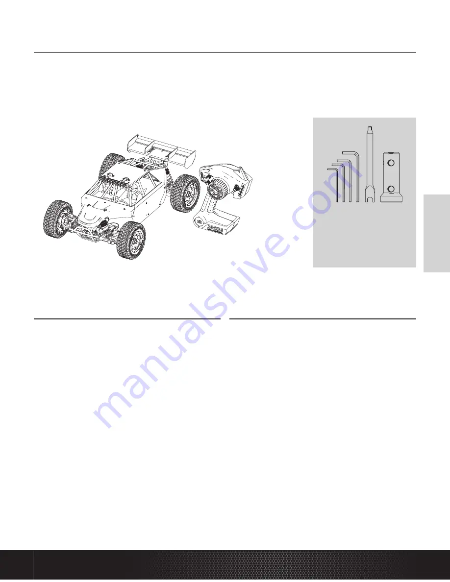 Horizon Hobby DESERT BUGGY XL-E Instruction Manual Download Page 5