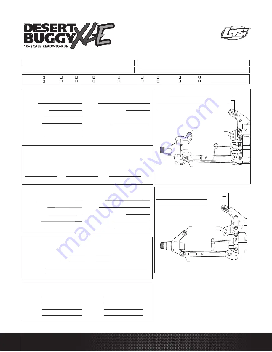 Horizon Hobby DESERT BUGGY XL-E Instruction Manual Download Page 35