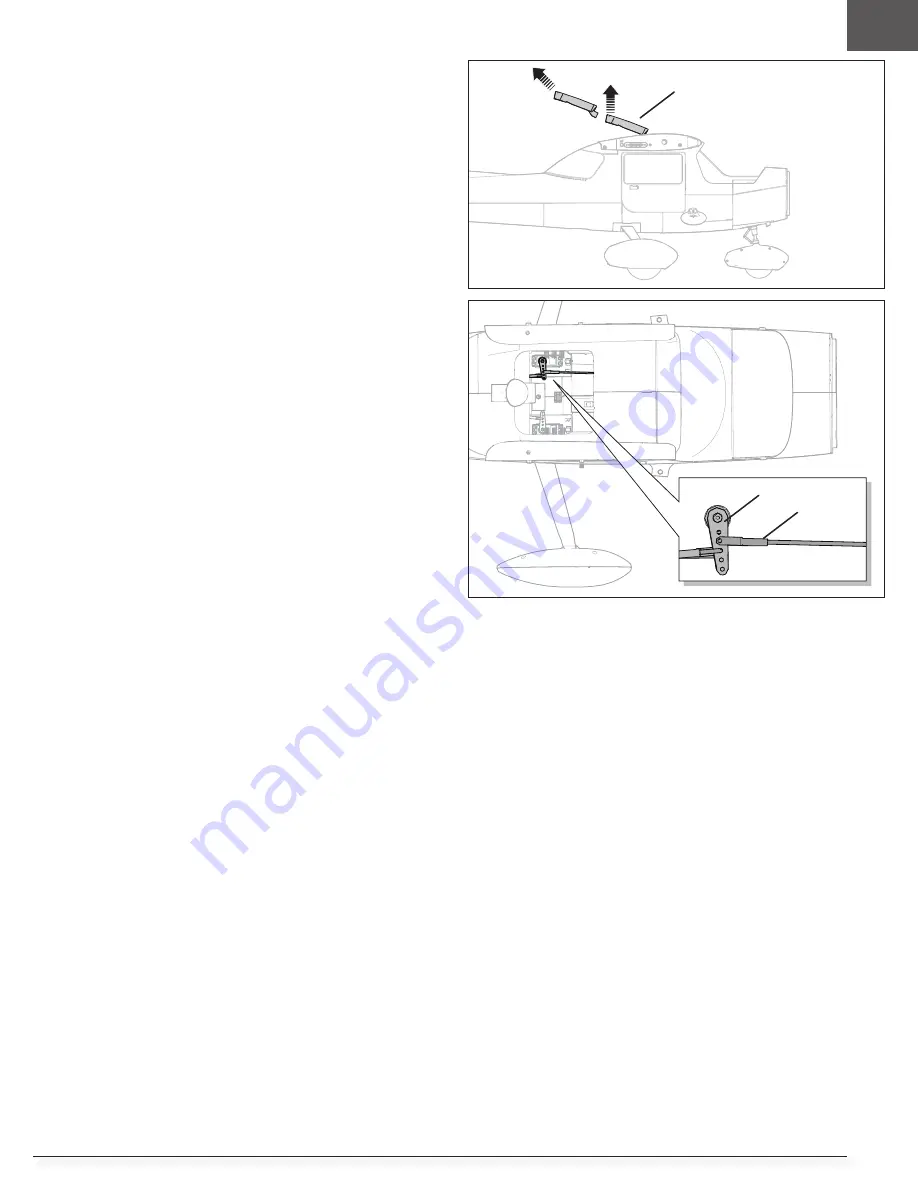 Horizon Hobby E-FLITE Carbon-Z Cessna 150T 2.1m Instruction Manual Download Page 13